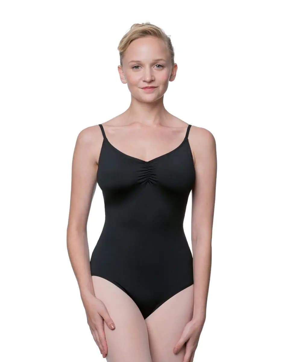 Camisole Microfiber Dance Leotard With Adjustable Straps Nadia