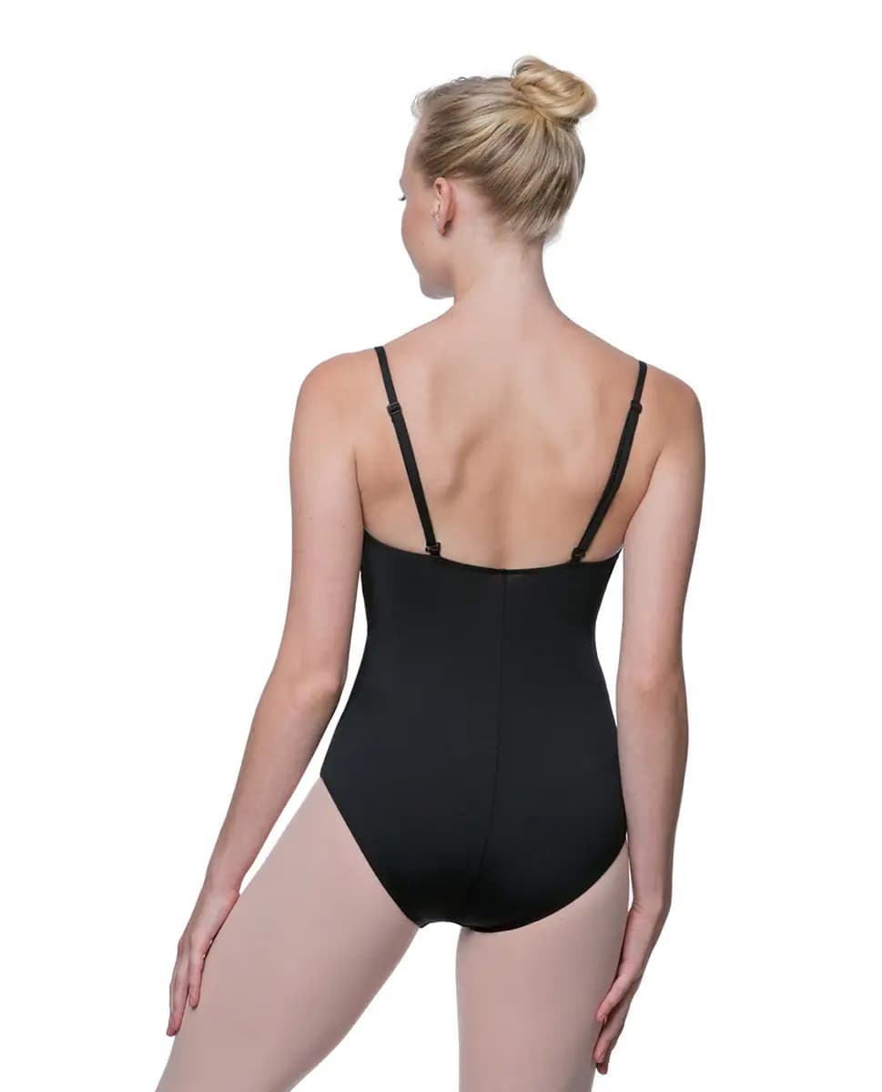 Camisole Microfiber Dance Leotard With Adjustable Straps Nadia