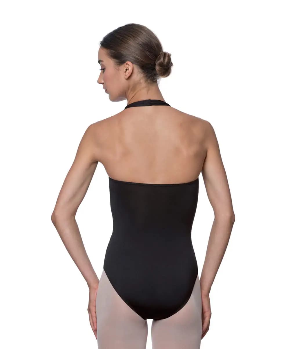 Halter Microfiber Dance Leotard Mallory