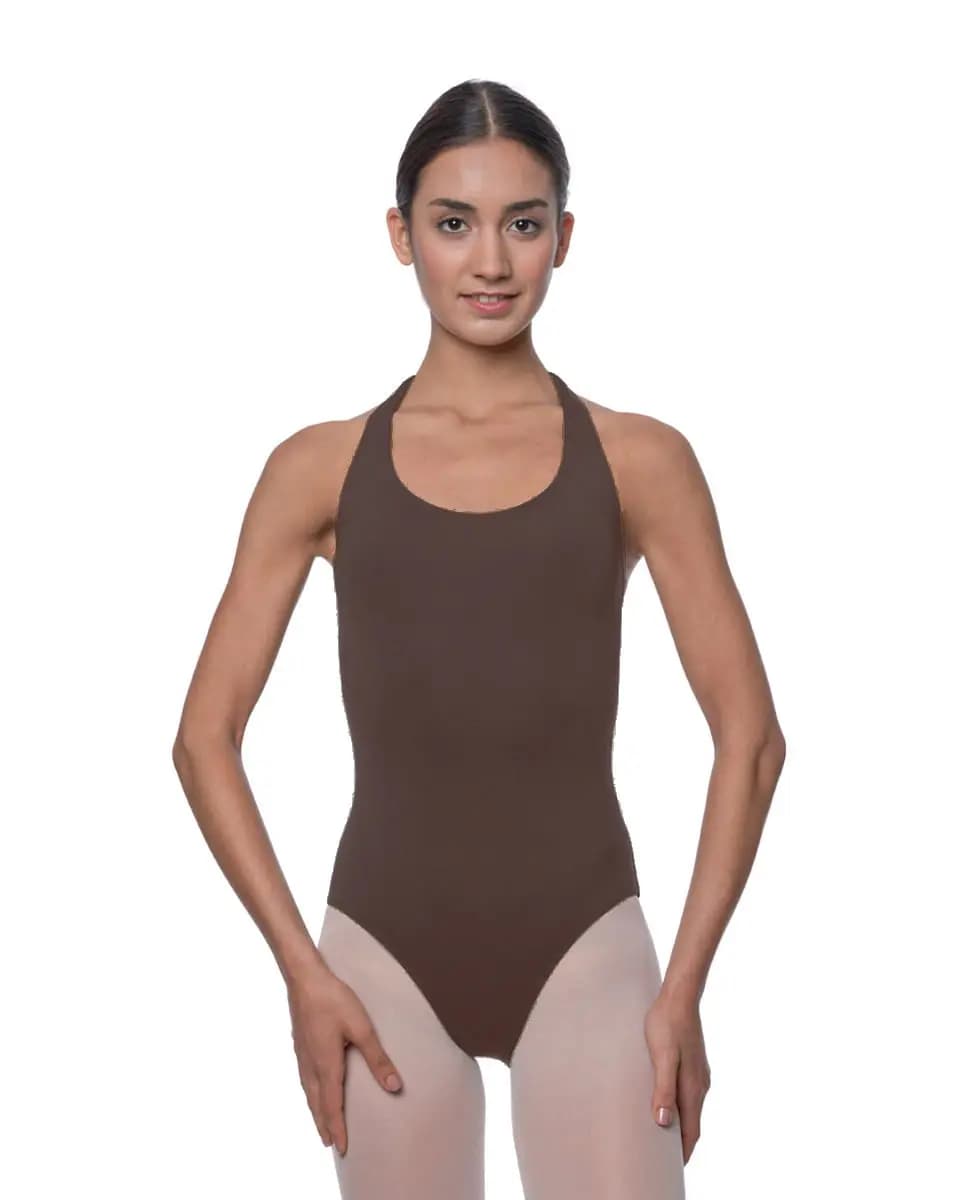 Halter Microfiber Dance Leotard Mallory