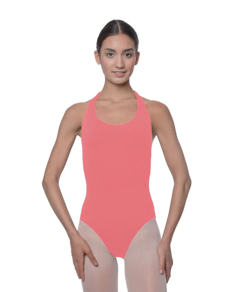Halter Microfiber Dance Leotard Mallory
