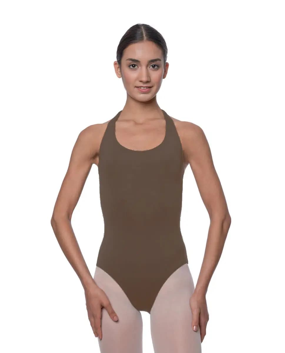 Halter Microfiber Dance Leotard Mallory