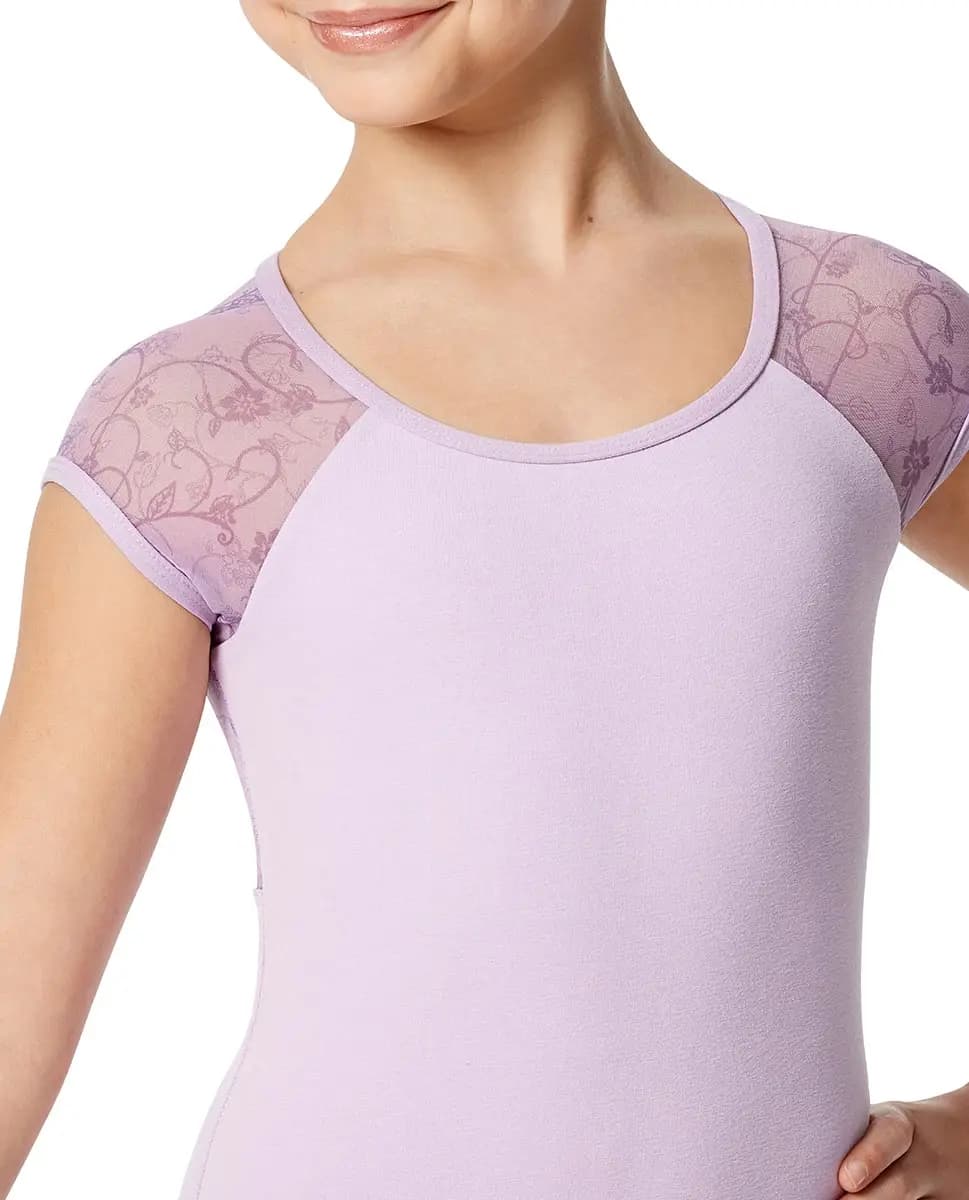 Girls Cap Sleeve Leotard Amita