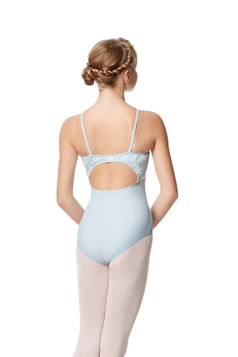 Girls Velvet Camisole Dance Leotard Kayla