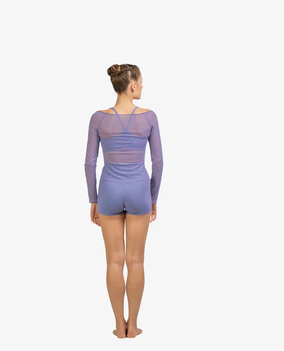 Women Mesh Long Sleeve Top Faith