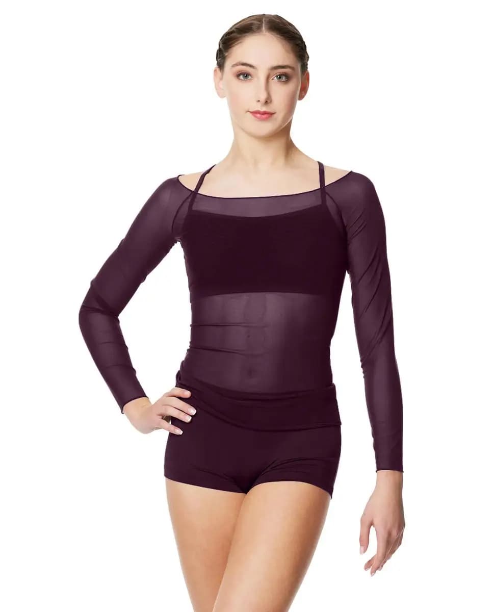 Women Mesh Long Sleeve Top Faith
