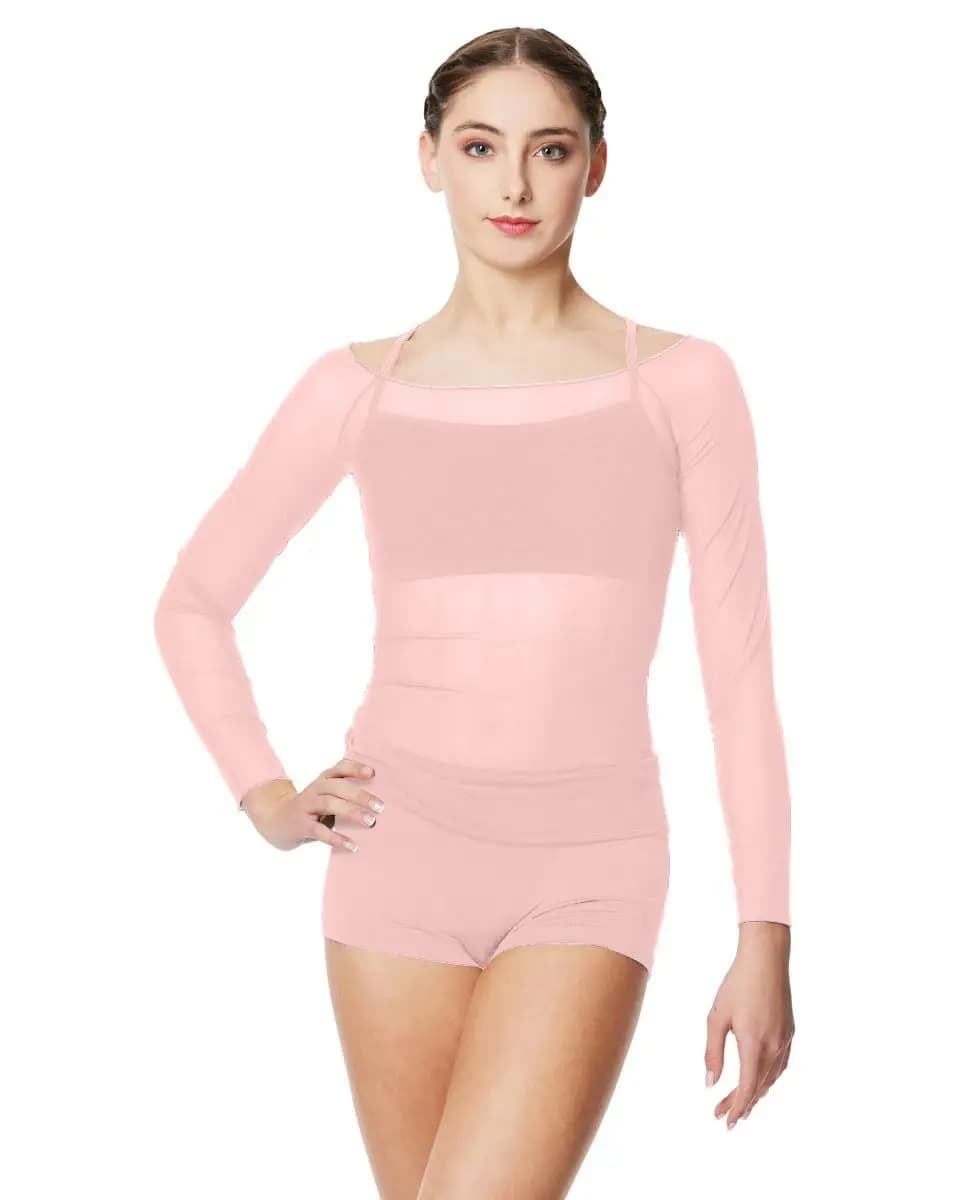 Women Mesh Long Sleeve Top Faith