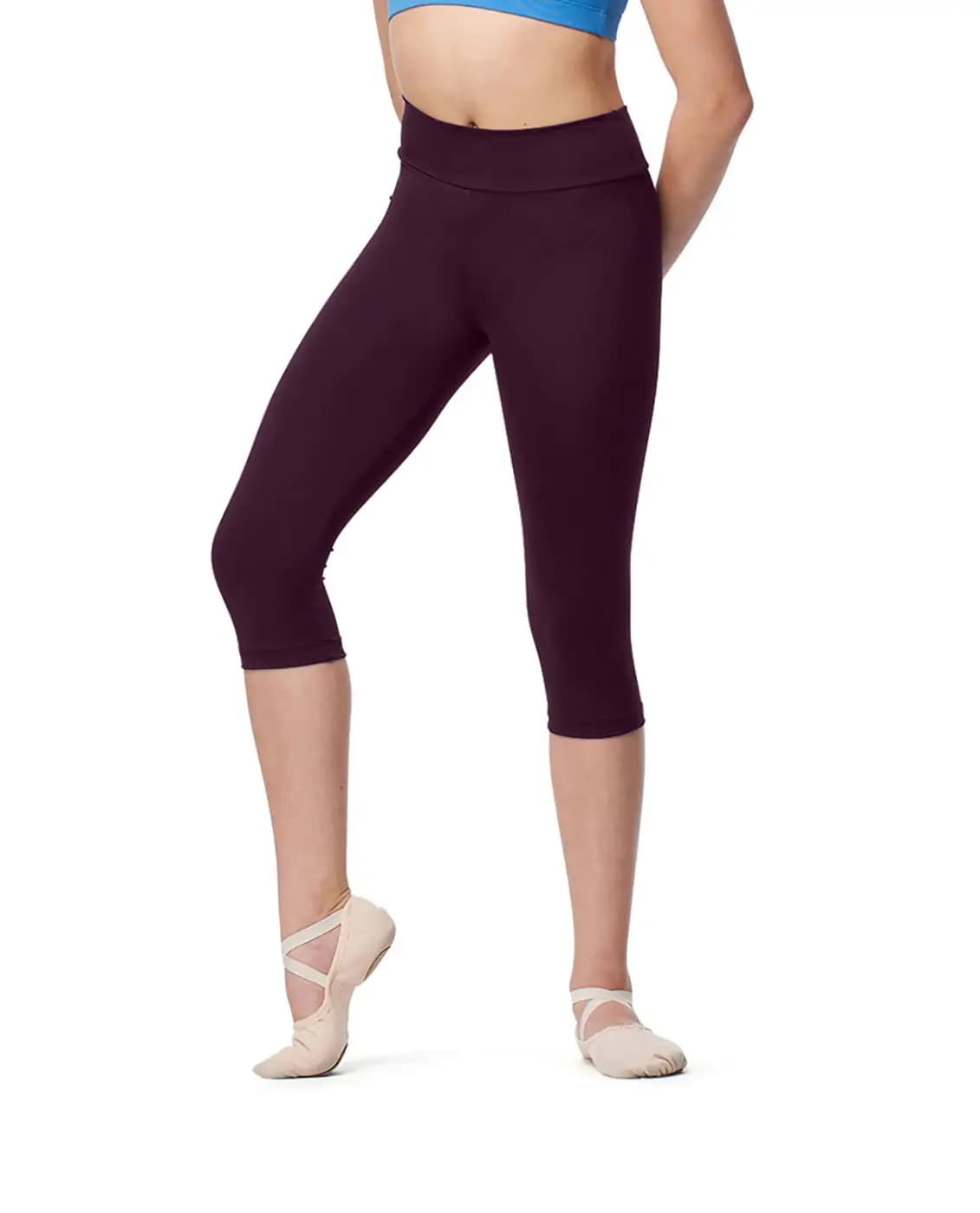 Girls High Waist Capri Leggings Fannia