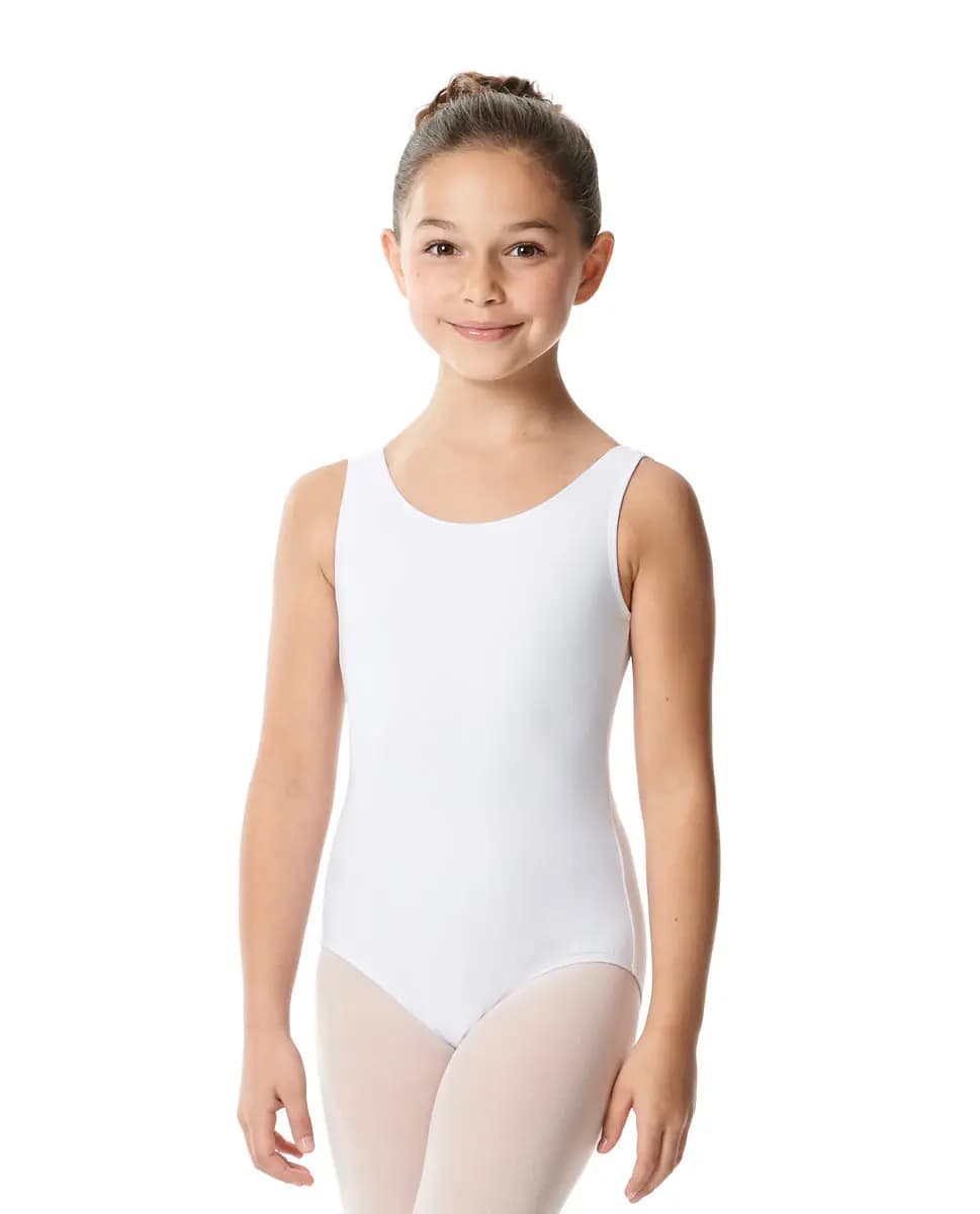 Girls Tank Cotton Ballet Leotard Barbara