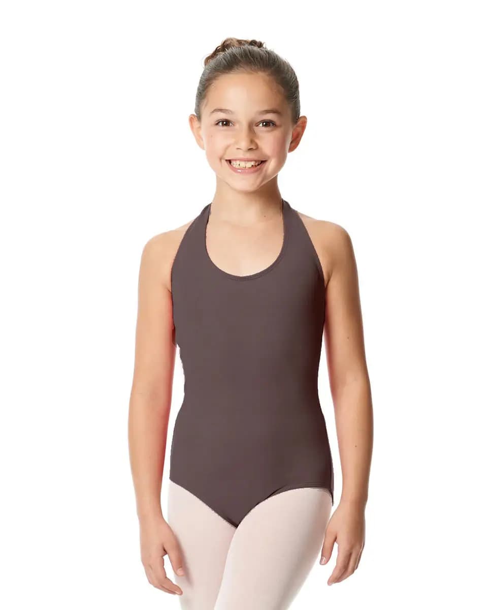 Girls Halter Microfiber Dance Leotard Mallory
