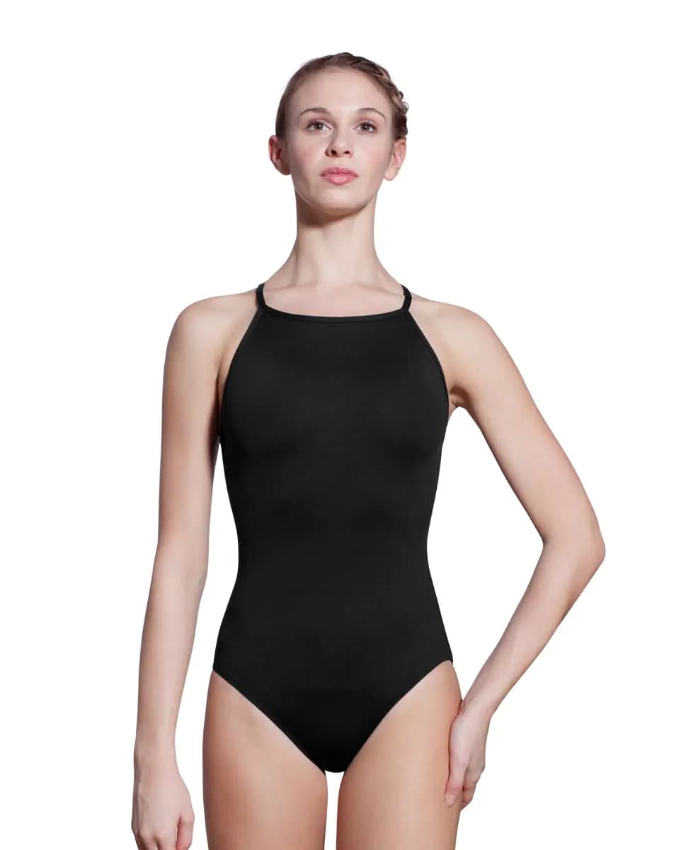 Dramatic Low-cut back performance leotard Rory