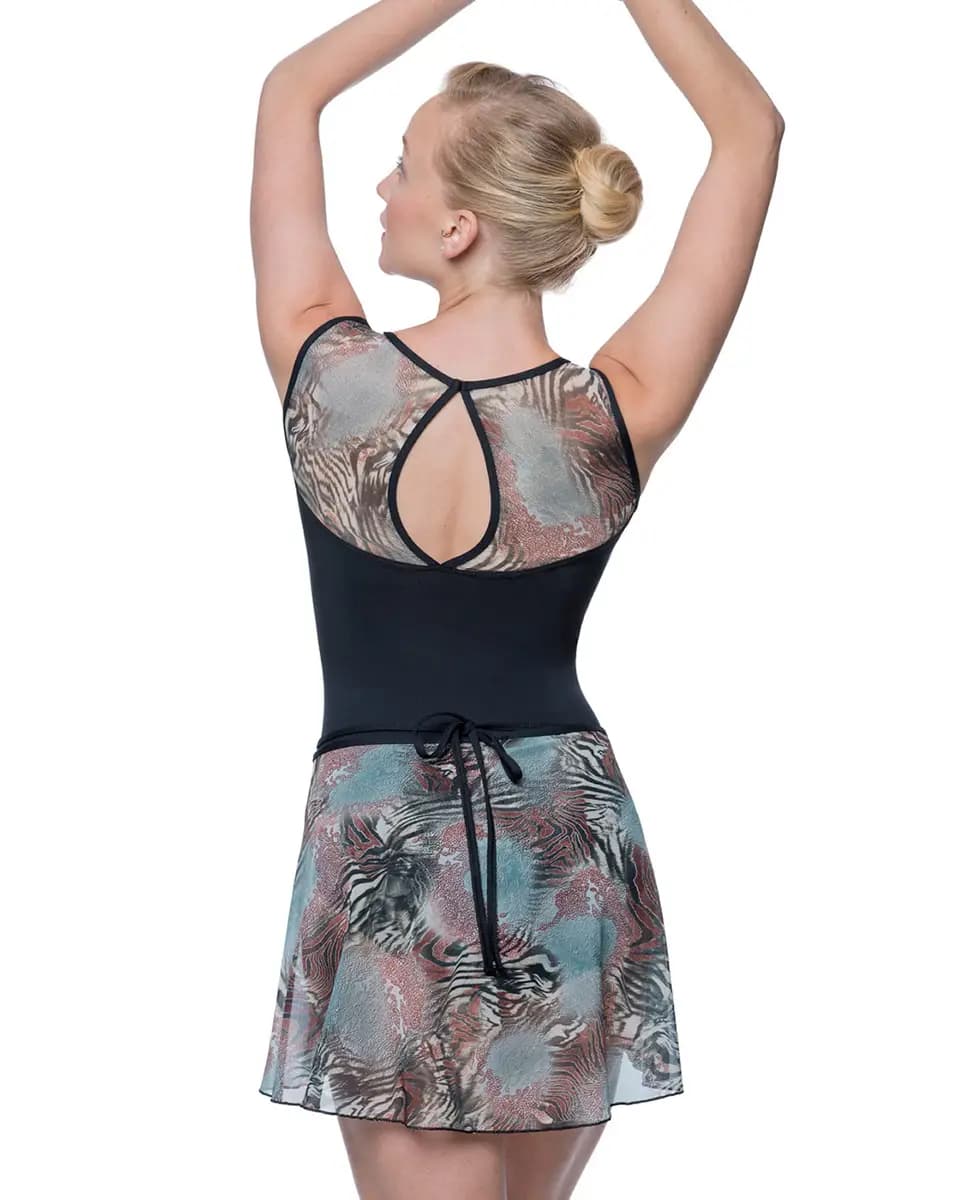 Ines Printed mesh Skirt