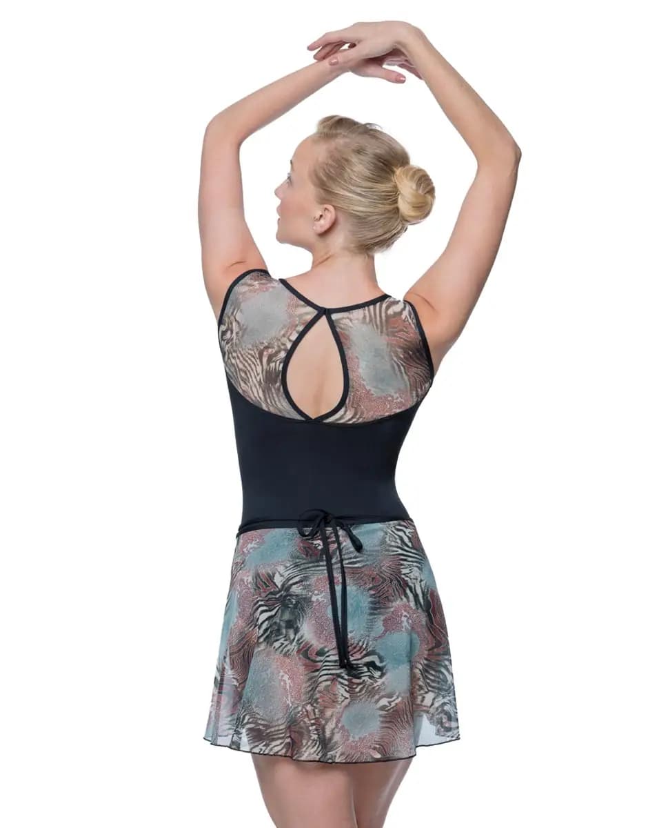 Ines Printed mesh Skirt