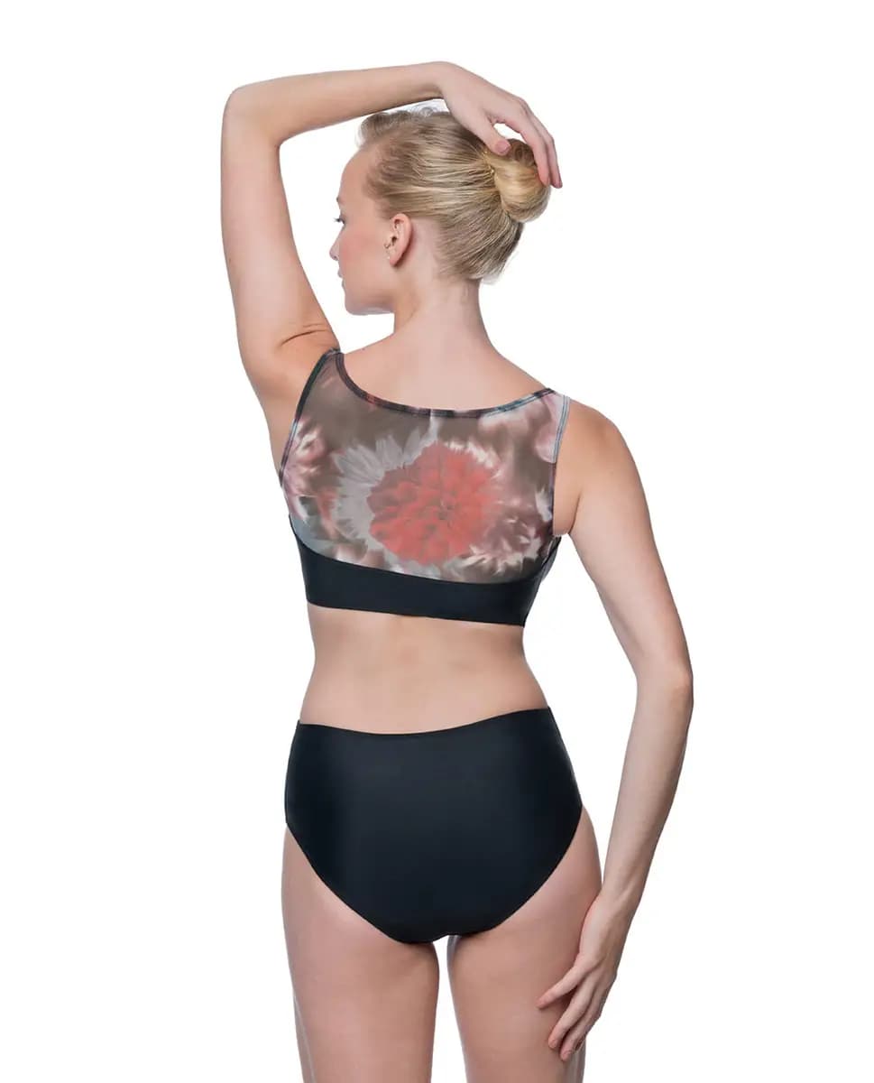 Alice Printed Mesh Tank Leotard