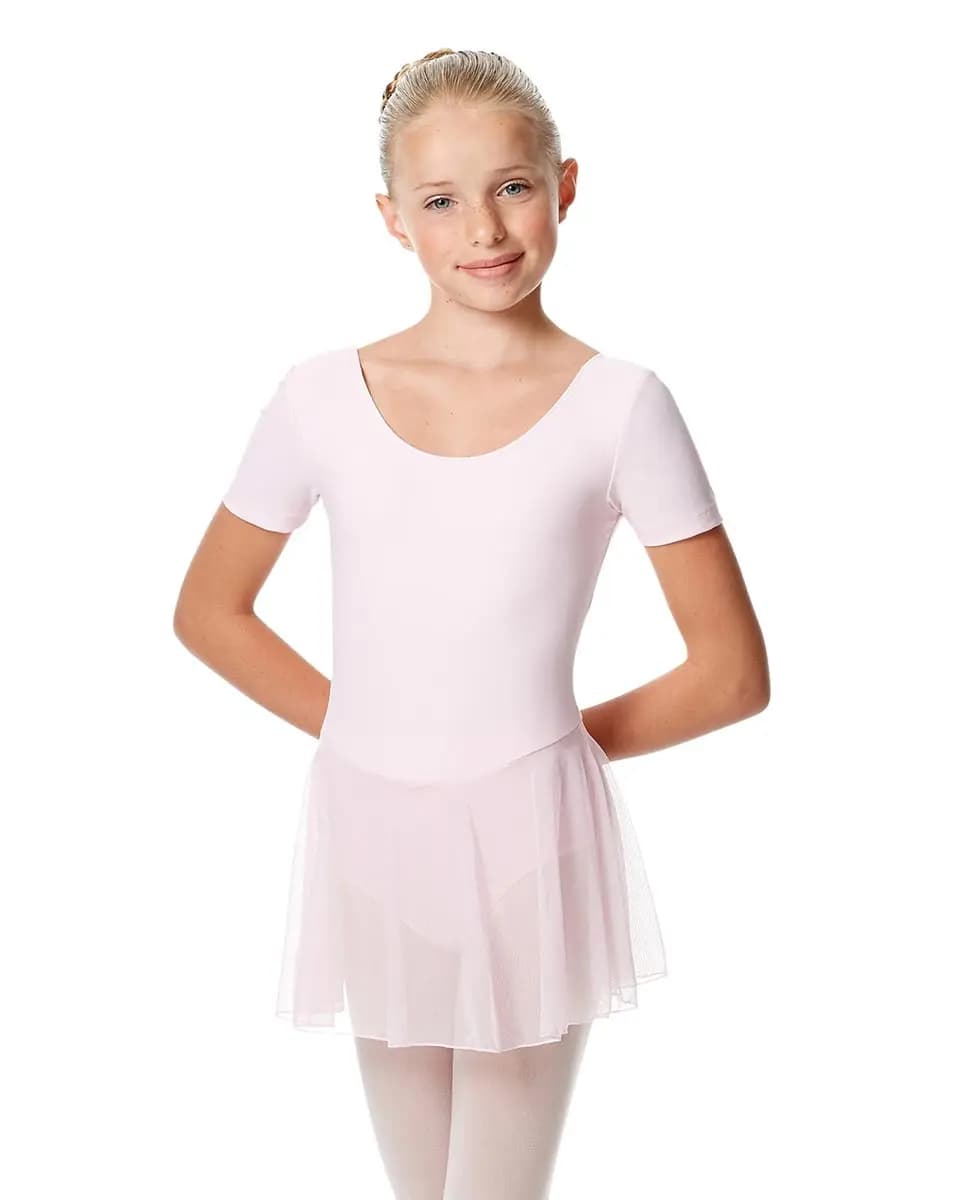 Girls Cap Sleeve Skirted Leotard Nelly