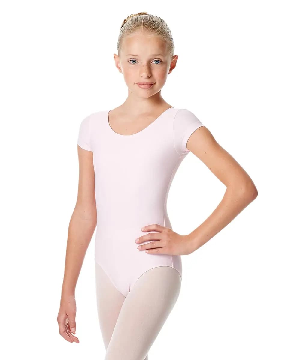 Girls Short Sleeve Leotard Inga
