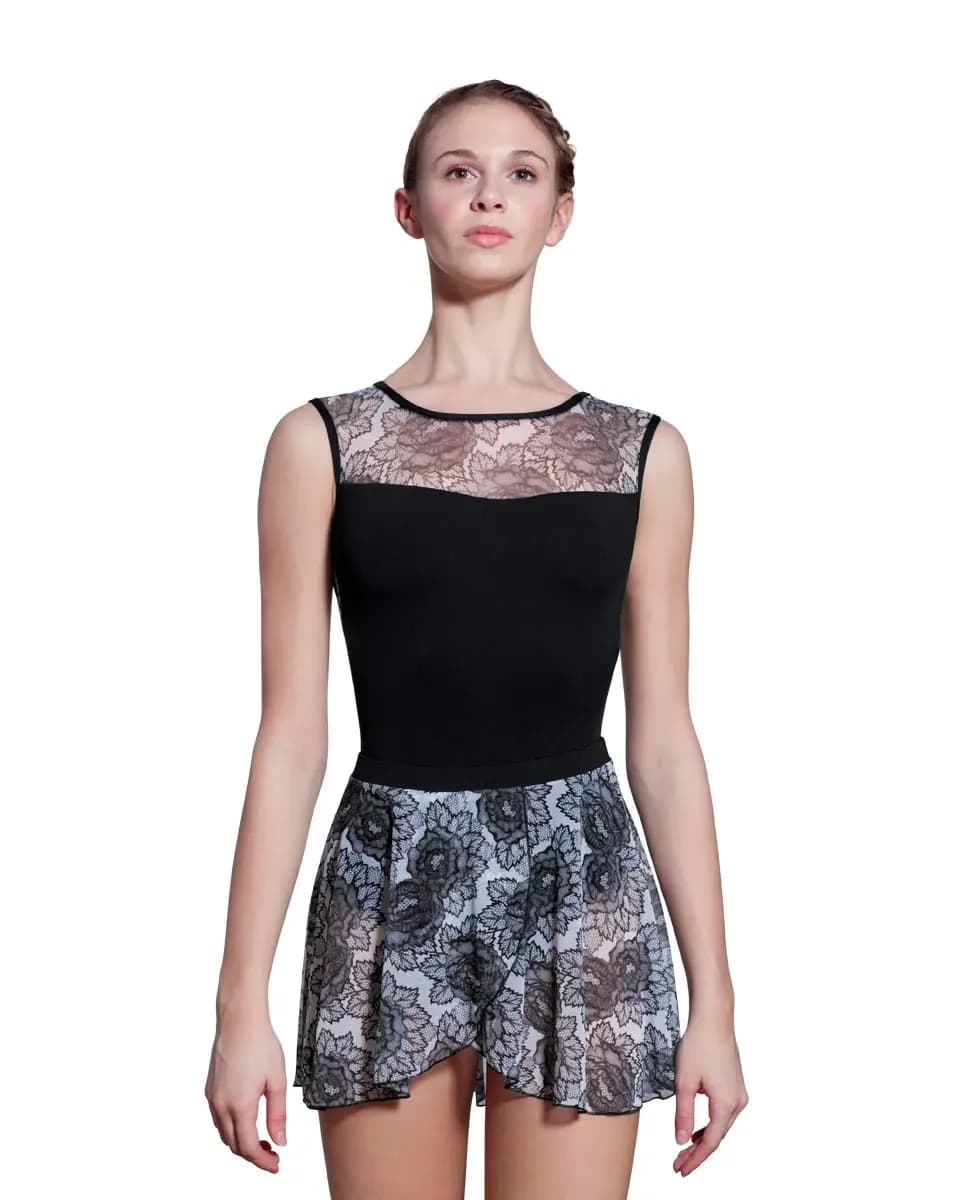 Jordan Printed Mesh Skirt