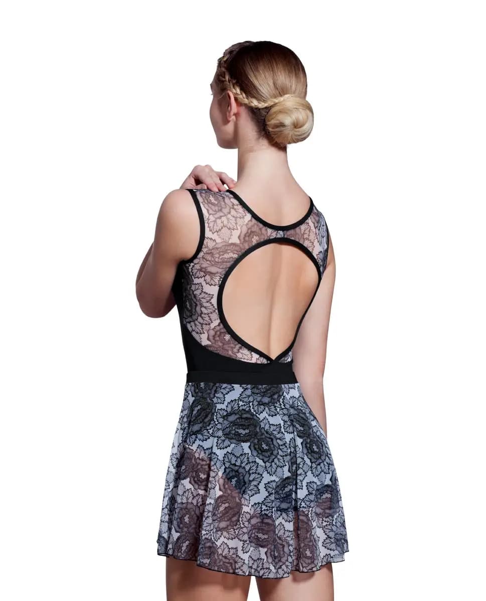 Jordan Printed Mesh Skirt