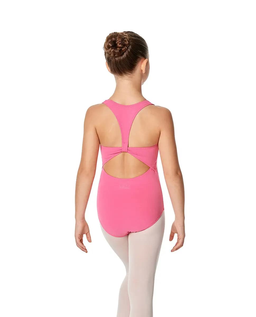 Girls Brushed Cotton Tank Dance Leotard Ember