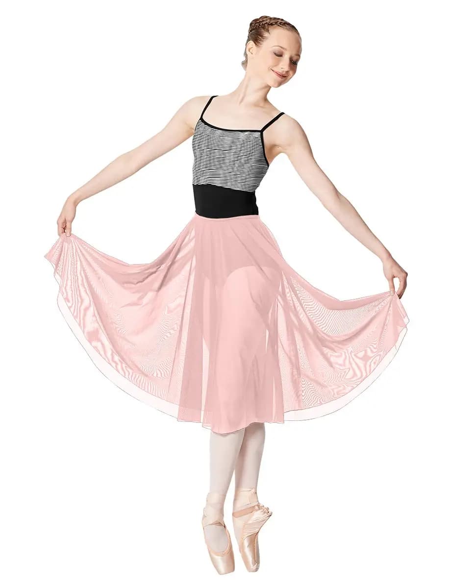 Mesh Long Sheer Skirt Emilia