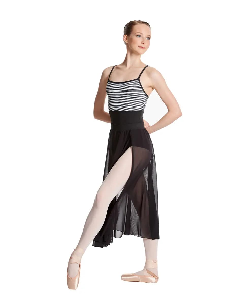 Mesh Side slit Sheer Skirt Bella