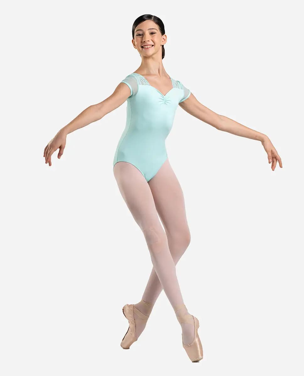 Girls Short sleeve Leotard Valeria