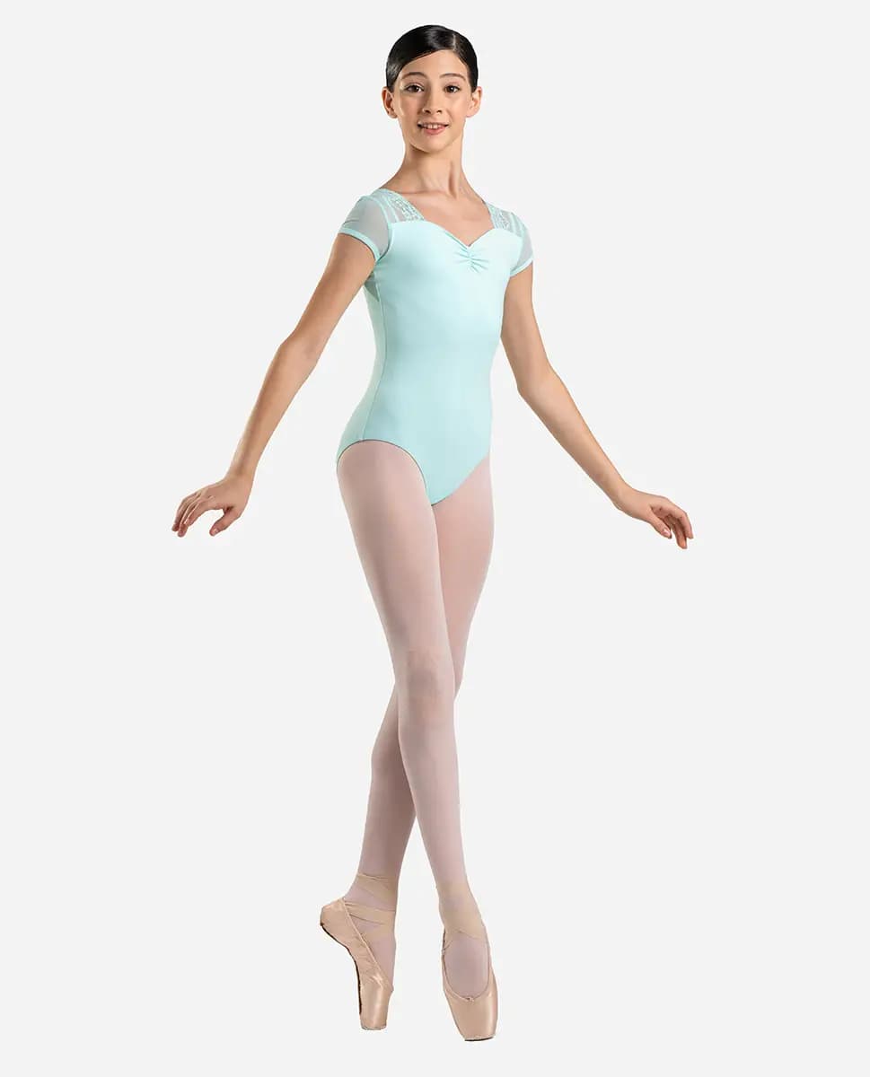 Girls Short sleeve Leotard Valeria