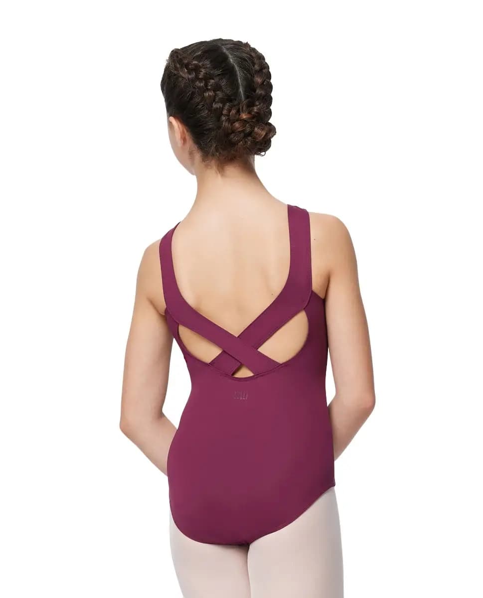 Girls Criss Cross Tank Leotard Abel