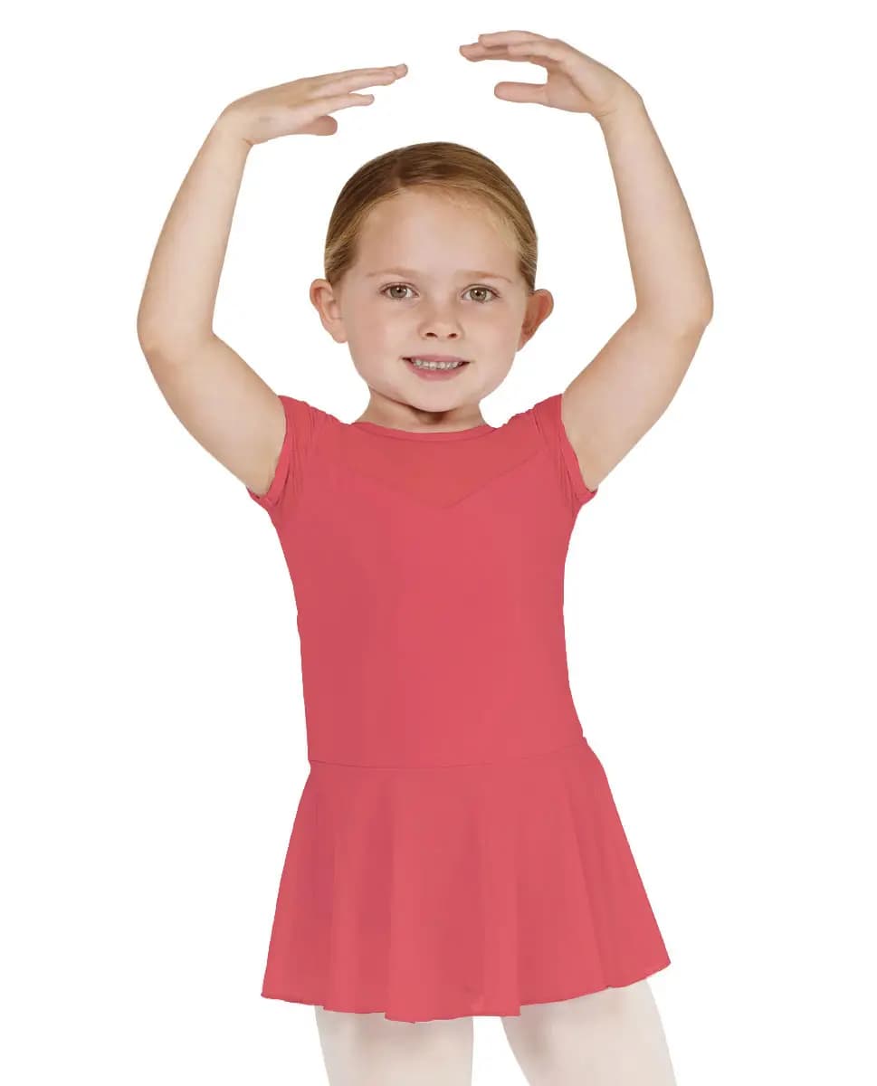 Girls Cup sleeve Skirted Leotard Stacey