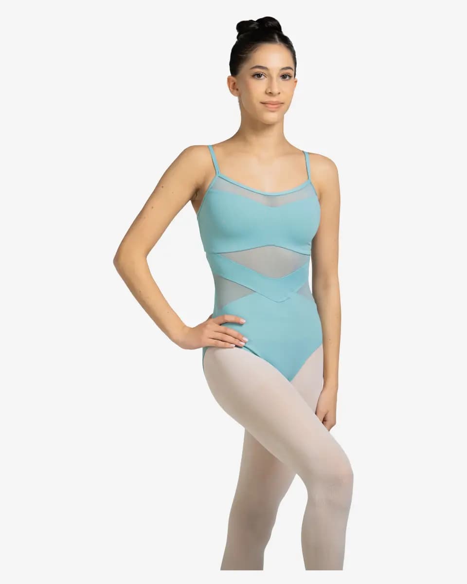 Womens Camisole Mesh Leotard Cecelia