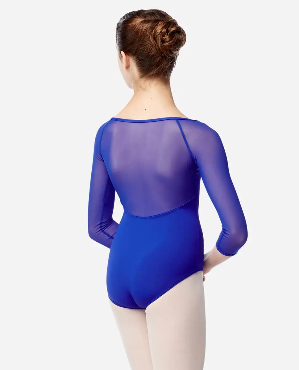 Girls 3/4 Raglan Sleeve Leotard Ayla