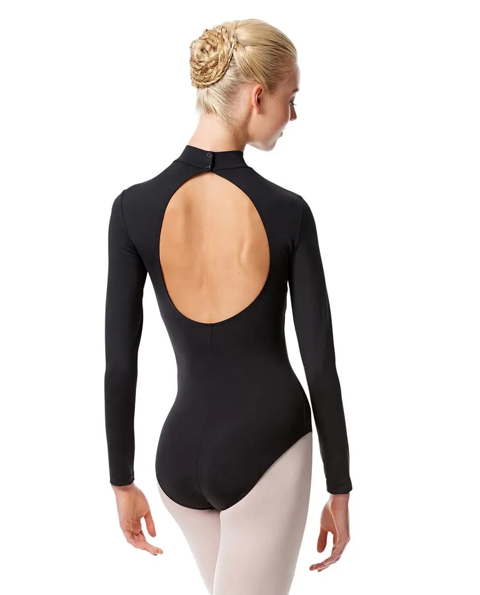 Long Sleeve Mock Turtle Leotard Liana