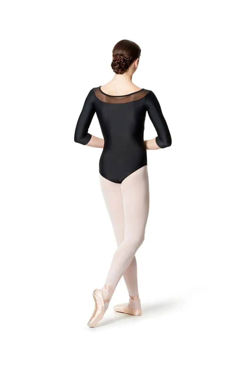 Women Mesh Long Sleeve Leotard Hazel