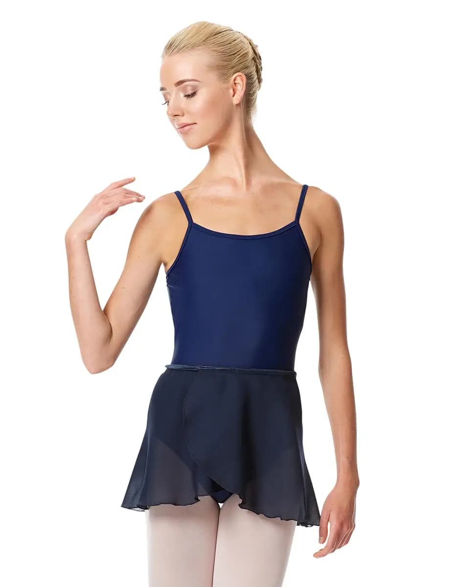 Short Georgette Wrap Skirt Viola