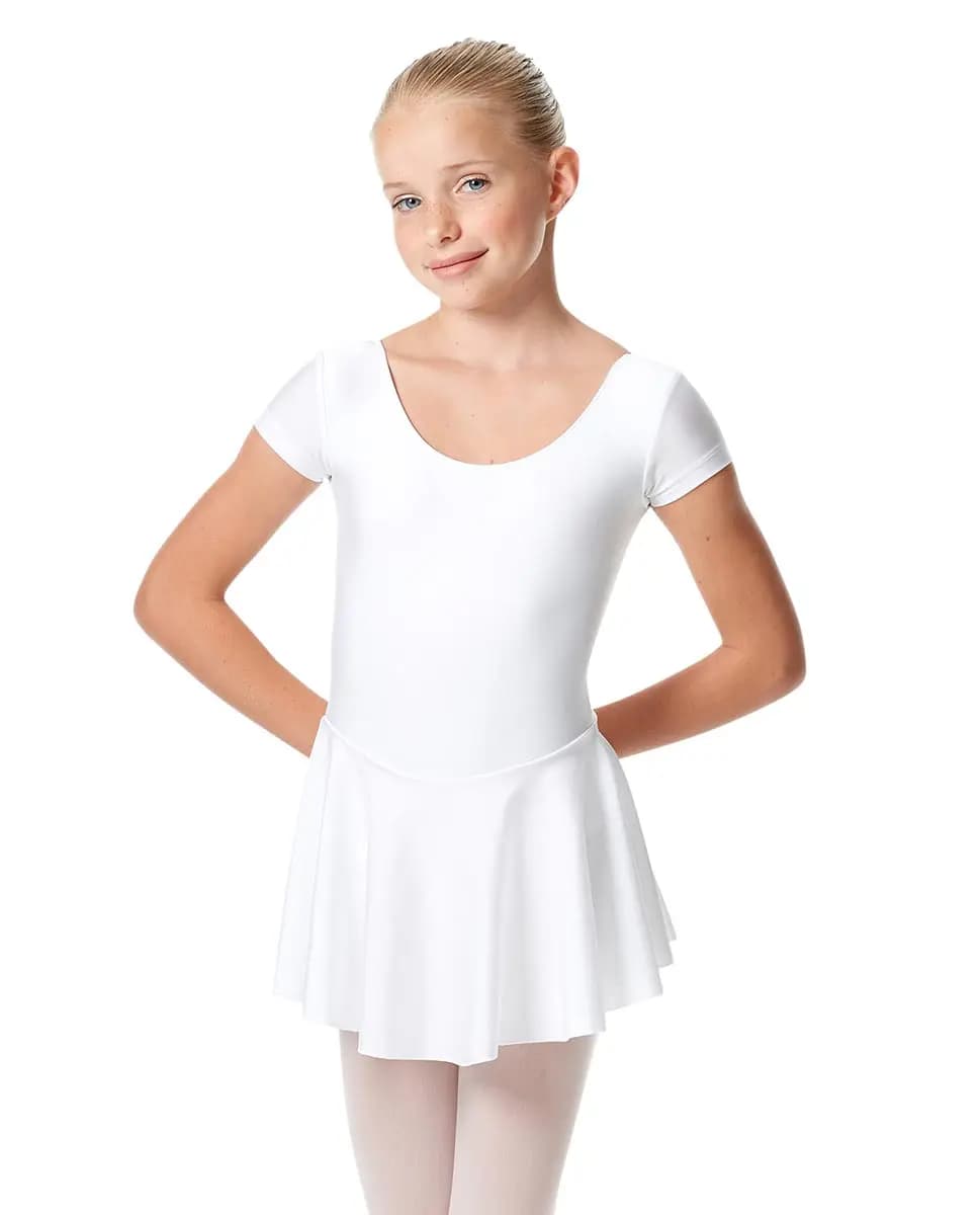 Girls Cap Sleeve Skirted Leotard Emmy