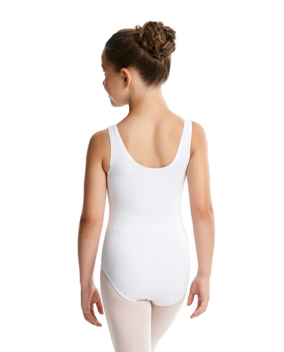 Girls Tank Cotton Ballet Leotard Barbara