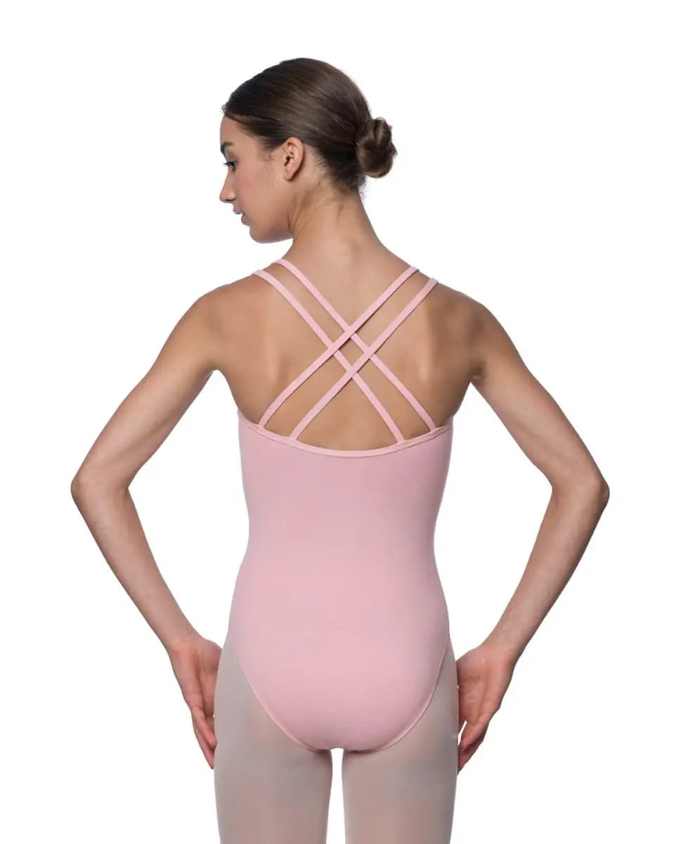 Double Strap Camisole Cotton Dance Leotard Yvette
