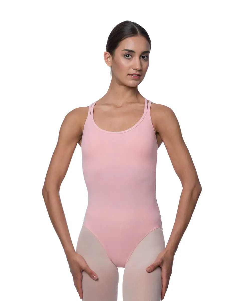 Double Strap Camisole Cotton Dance Leotard Yvette