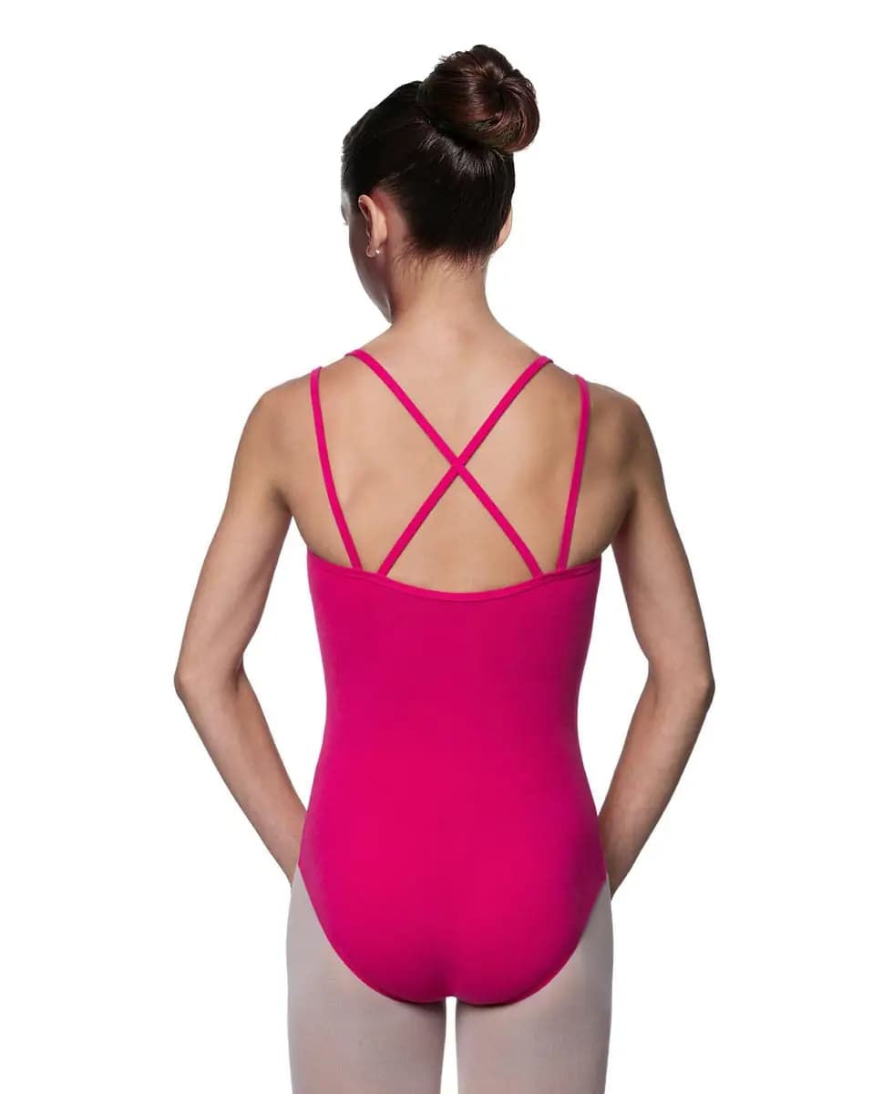 Girls Camisole Brushed Cotton Leotard Lora
