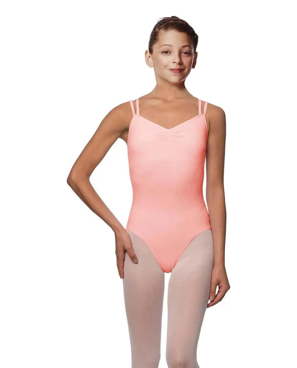 Girls Camisole Brushed Cotton Leotard Lora