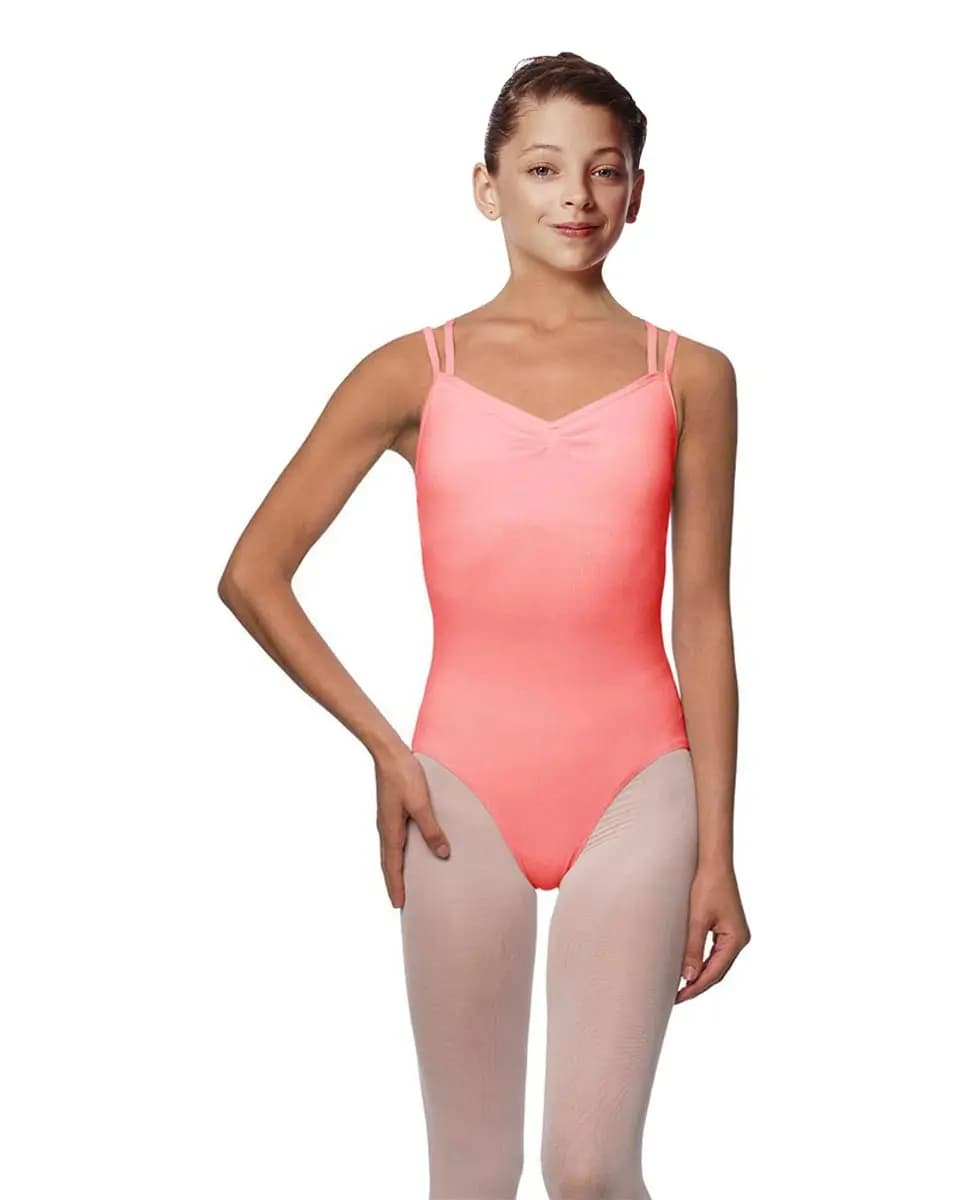 Girls Camisole Brushed Cotton Leotard Lora