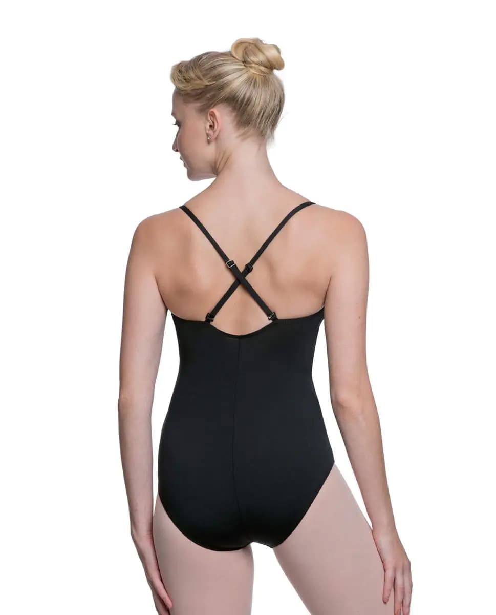 Camisole Microfiber Dance Leotard With Adjustable Straps Nadia