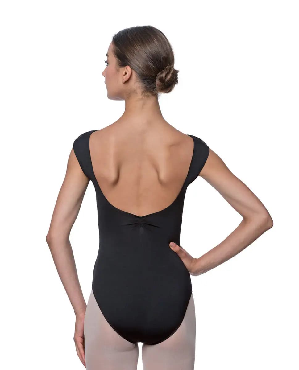 Cap Sleeve Microfiber Dance Leotard Peyton