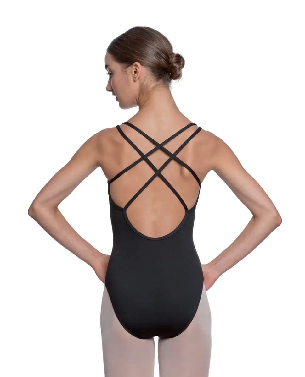 Double Strapped Camisole Microfiber Dance Leotard Nina