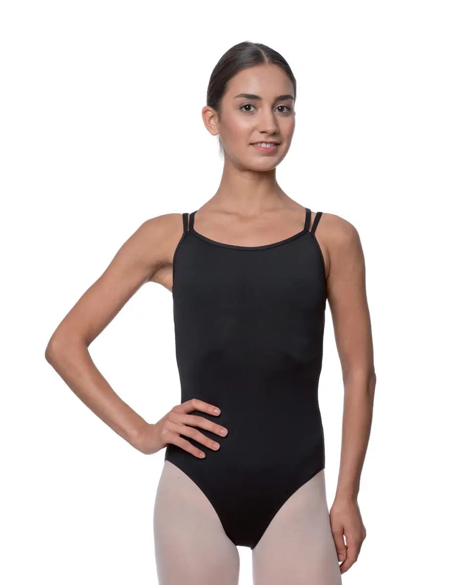 Double Strapped Camisole Microfiber Dance Leotard Nina