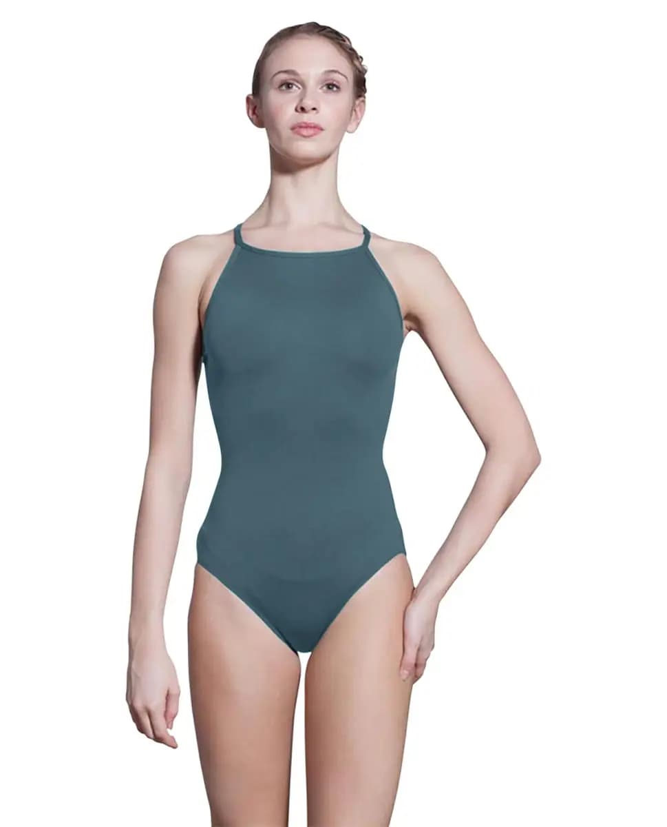 Dramatic Low-cut back performance leotard Rory