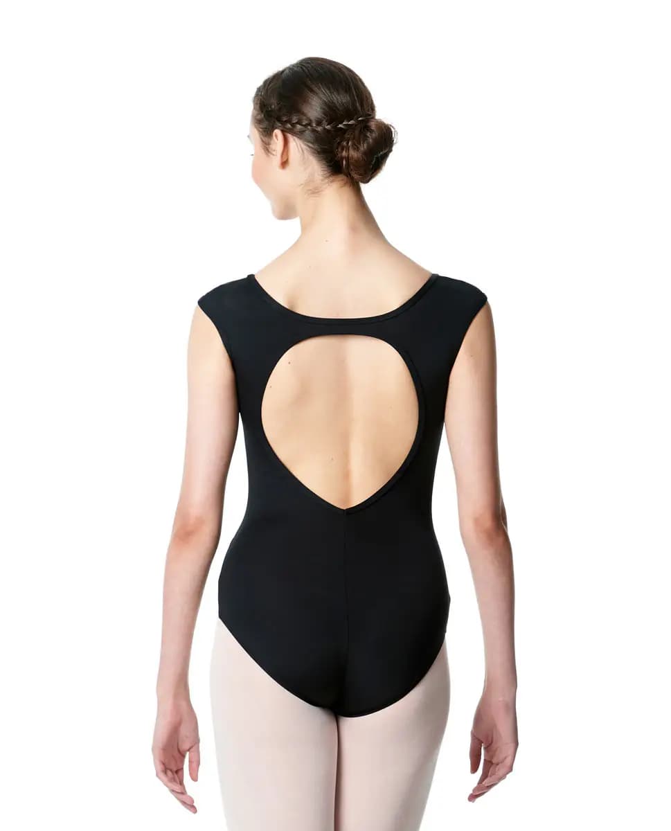 Cap Sleeve Microfiber Dance Leotard Farah