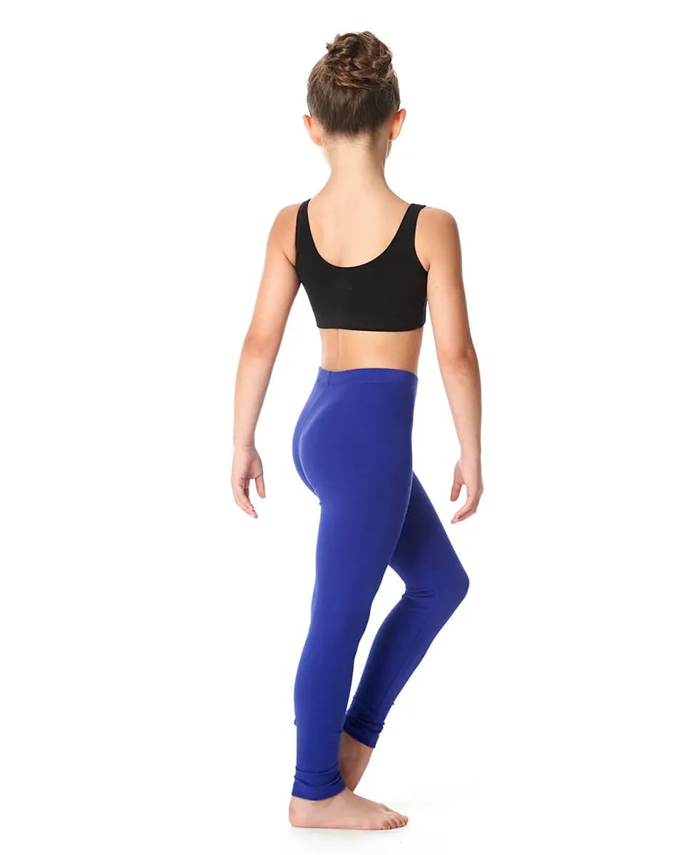 Girls Brushed Cotton Ankle Dance Leggings Layla