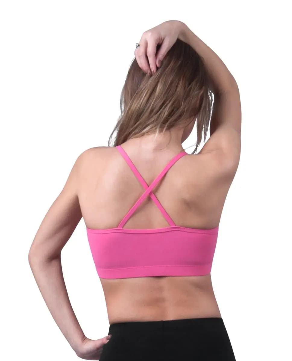 Brushed Cotton Camisole Dance Bra Top Evelin