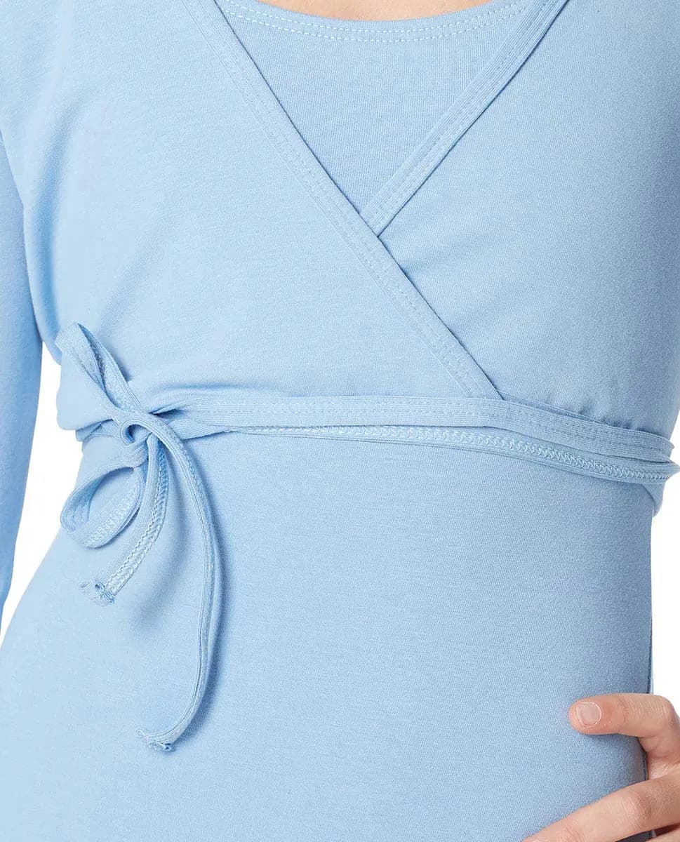 Childrens Brushed Cotton Wrap Over Cardigan Arianna